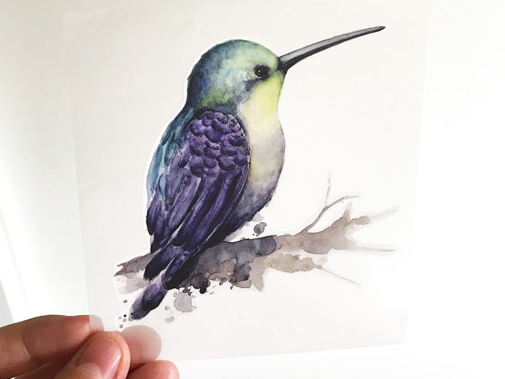 Bügelbild Rainbow Kolibri | MALUU